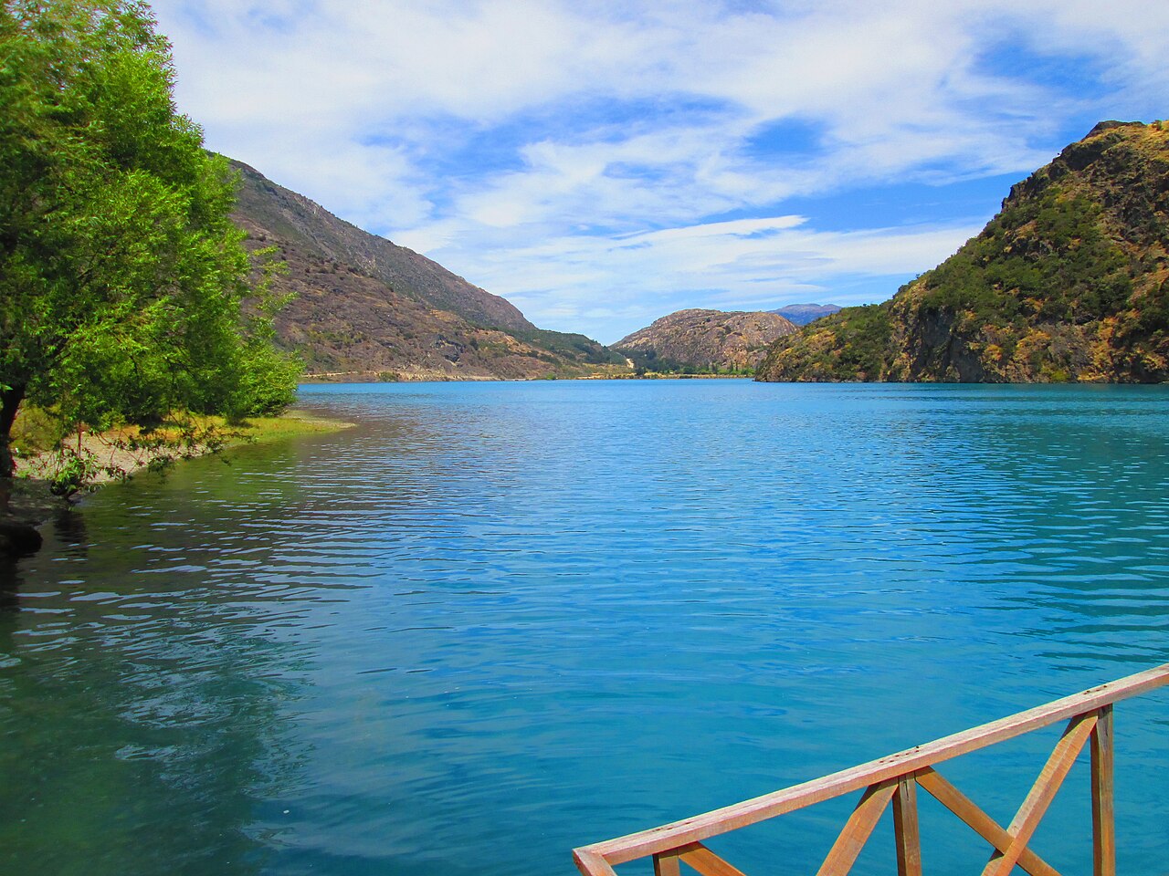 Lago Bertrand en Puerto Bertrand