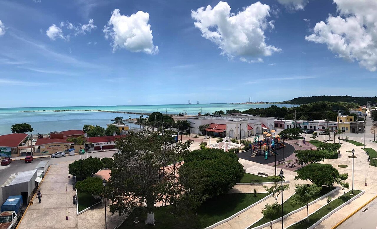 MEX 180: Champotón → Campeche por la costa de Seybaplaya