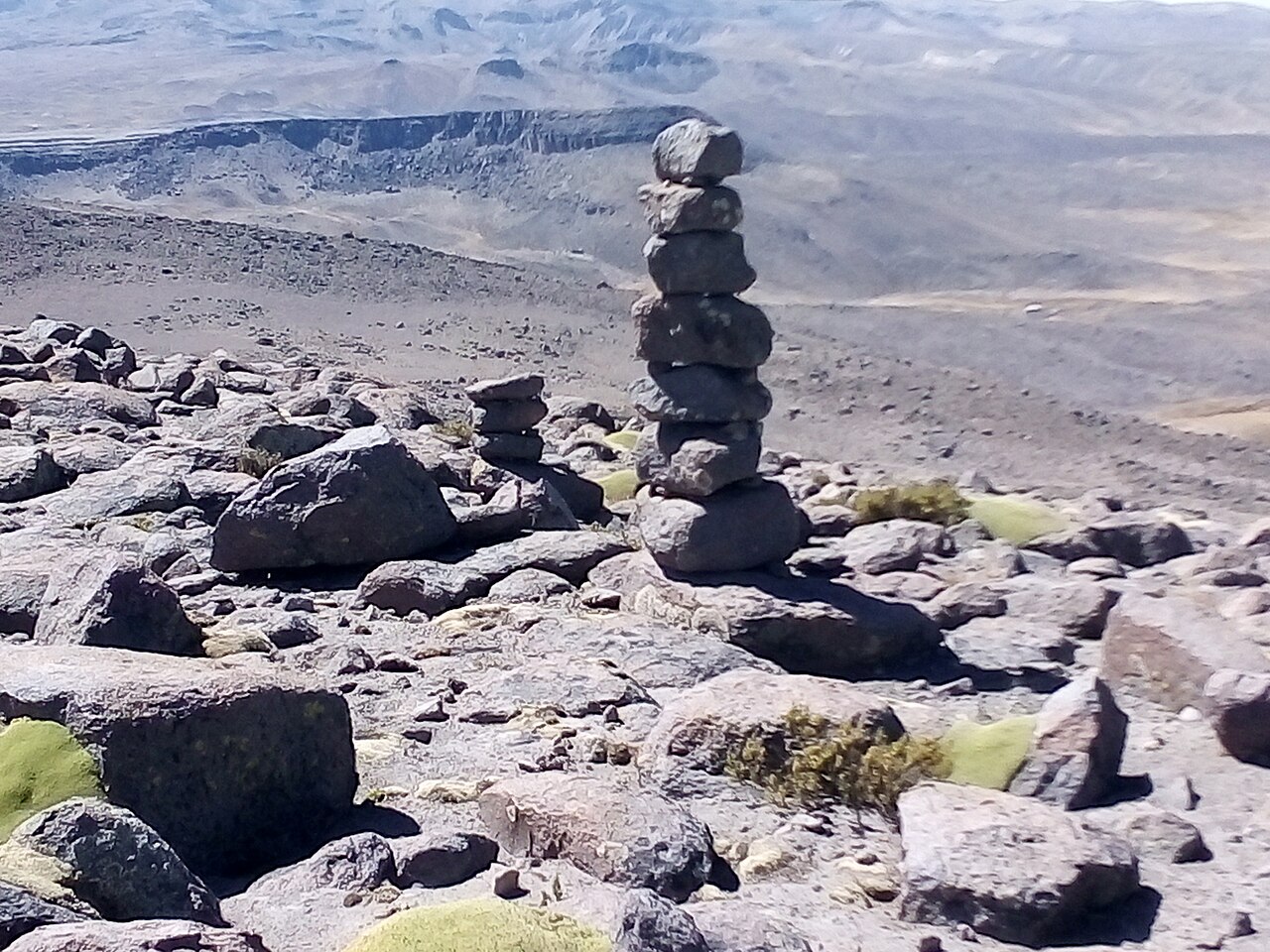 Mirador de los Volcanes en Patapampa