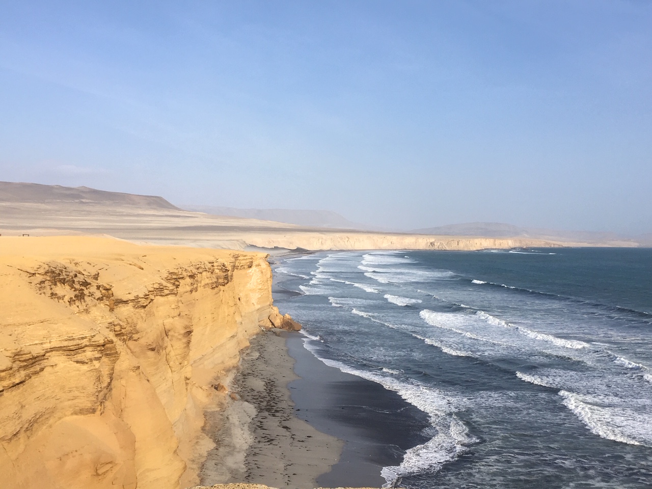 Paracas → Lagunillas por la Reserva Nacional