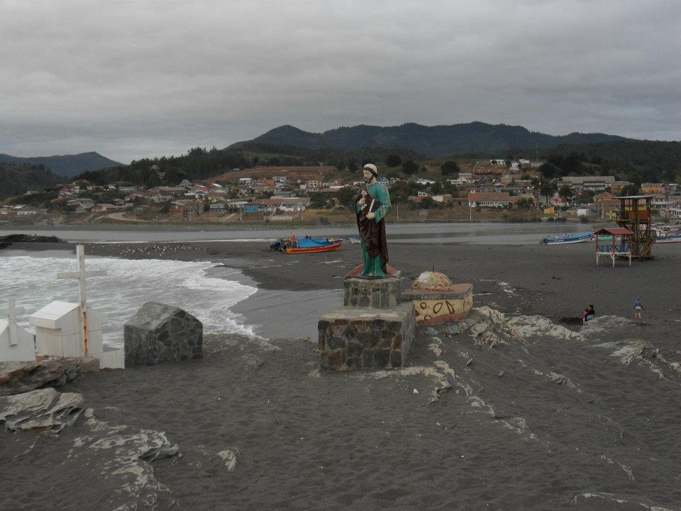 Costanera y playa de Curanipe