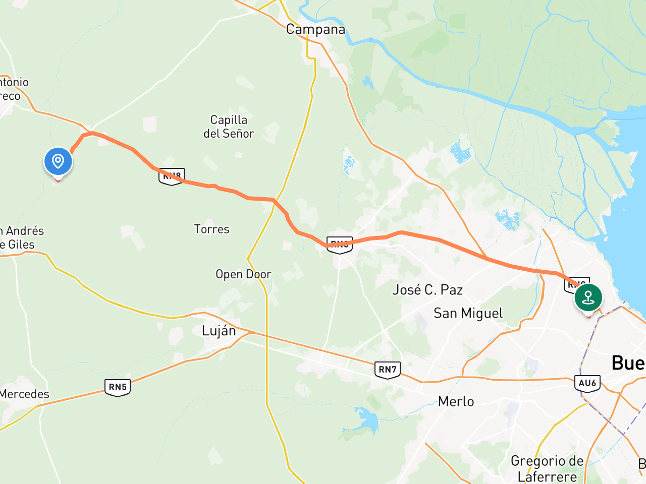 Azcuénaga → Gral. Martín Miguel de Güemes 4742
