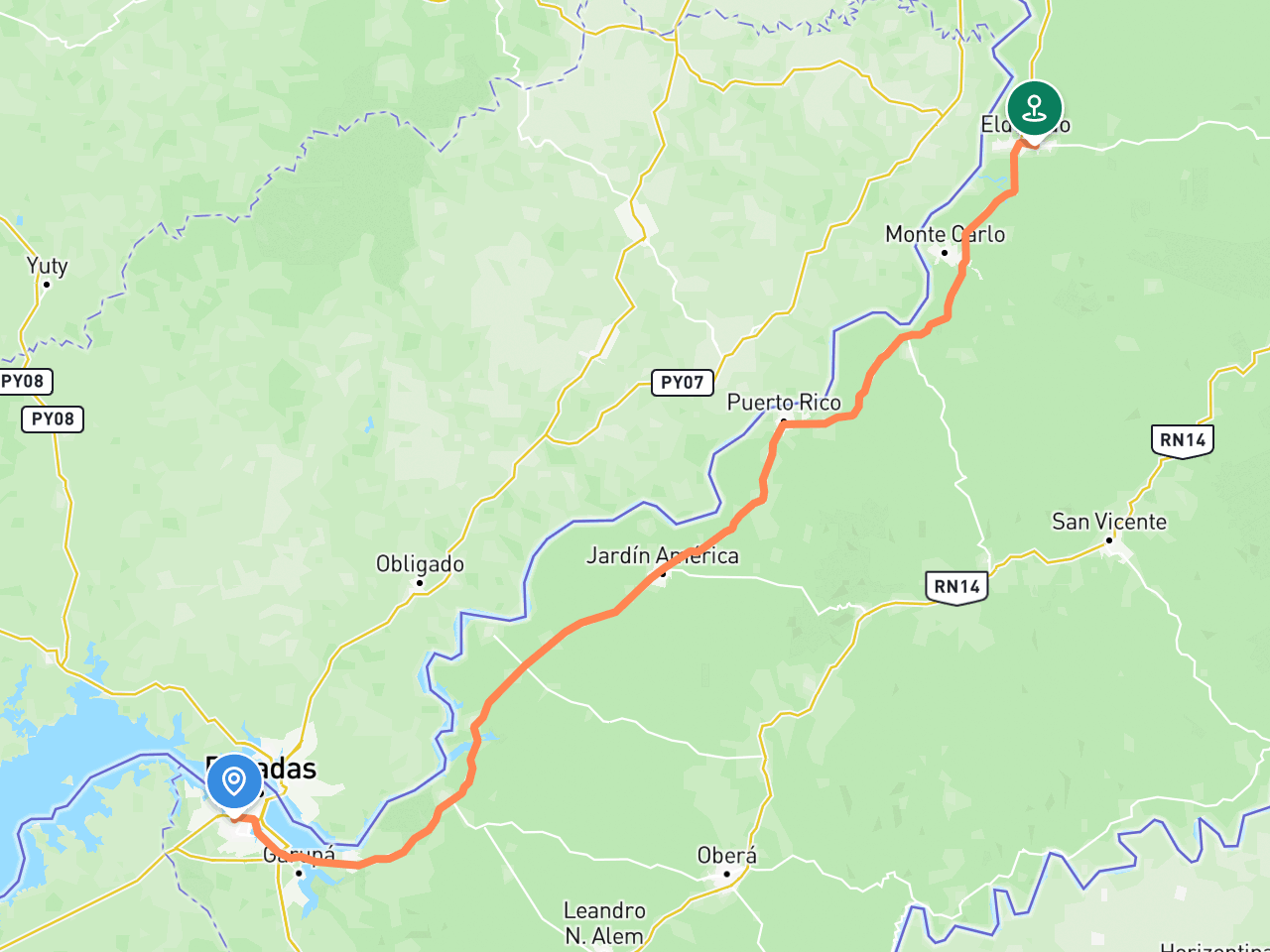 Posadas → Eldorado