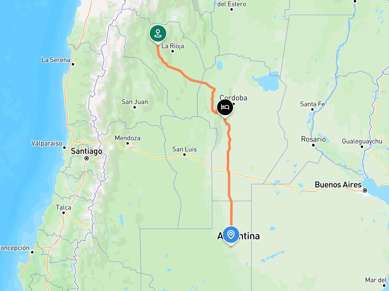Santa Rosa → Chilecito