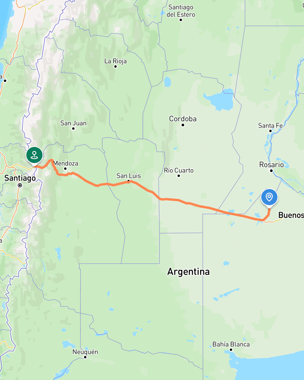Rojas → TUNEL INTERNACIONAL CRISTO REDENTOR - Argentina