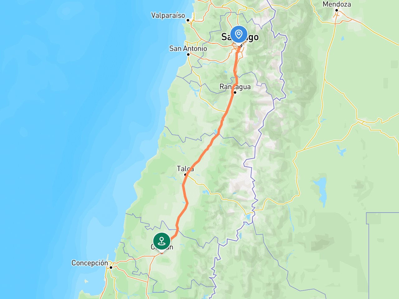 Santiago → Chillán